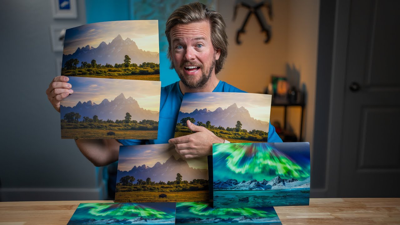PHOTO PAPER - which is Best For Printing? Gloss Vs Lustre Vs Matte Vs Velvet!