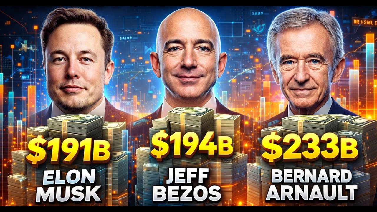Top 10 des Hommes Les Plus Riches du Monde en 2026