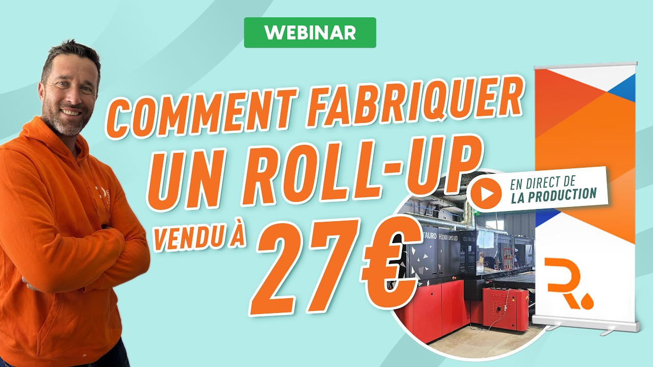 Roll-Up : de l'impression à l'assemblage | Les coulisses de notre Roll-Up à 27 € | Realisaprint