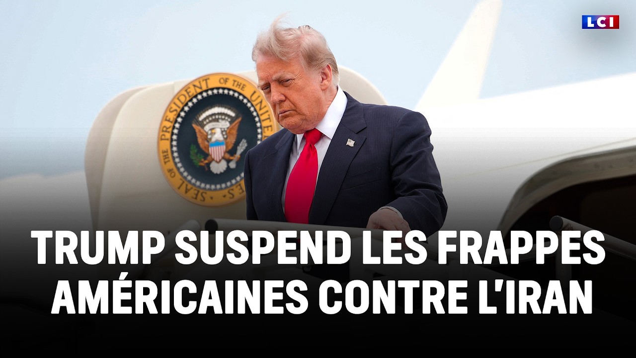 Guerre au Moyen-Orient : Donald Trump suspend les frappes américaines contre l’Iran｜LCI