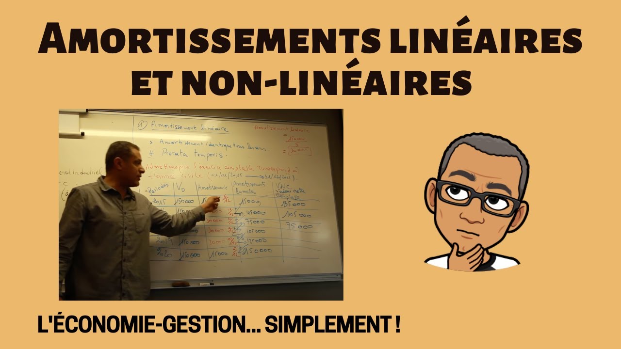 Amortissements linéaires et non linéaires