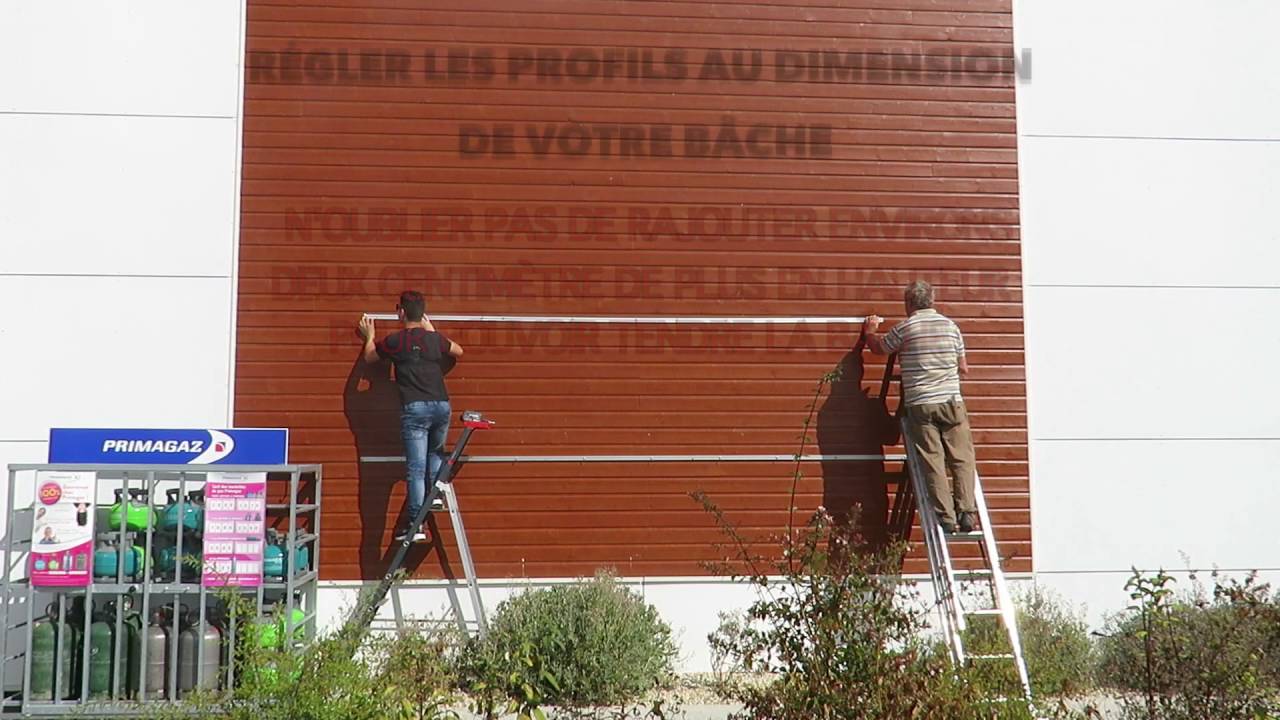 Cadre Rapid ZEN pour banderole publicitaire