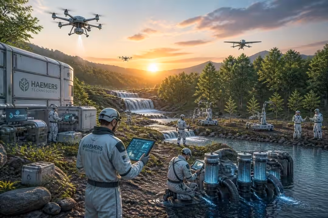 haemers technologies : découvrez comment l'ingéniosité et l'innovation se mobilisent pour réparer et préserver notre planète grâce à des solutions durables et respectueuses de l'environnement.