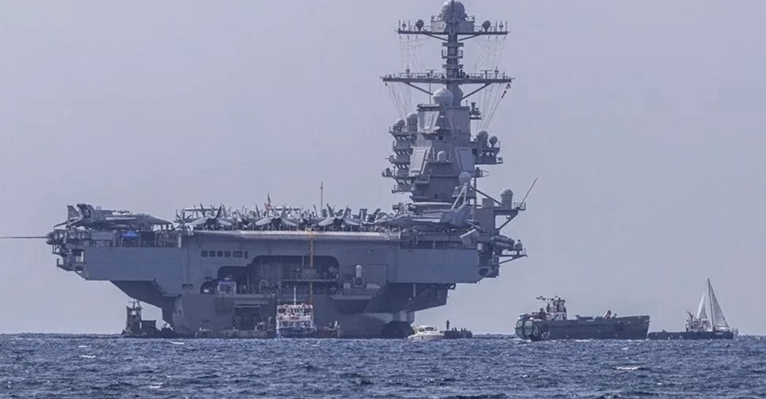 Porte-avions américains : Trump plaide pour le retour aux anciennes catapultes dans l&rsquo;US Navy