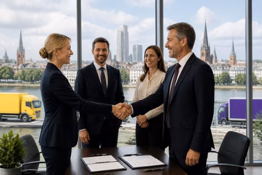 dhl finalise l'acquisition stratégique du groupe venipak pour renforcer sa présence et développer ses services logistiques dans les pays baltes.